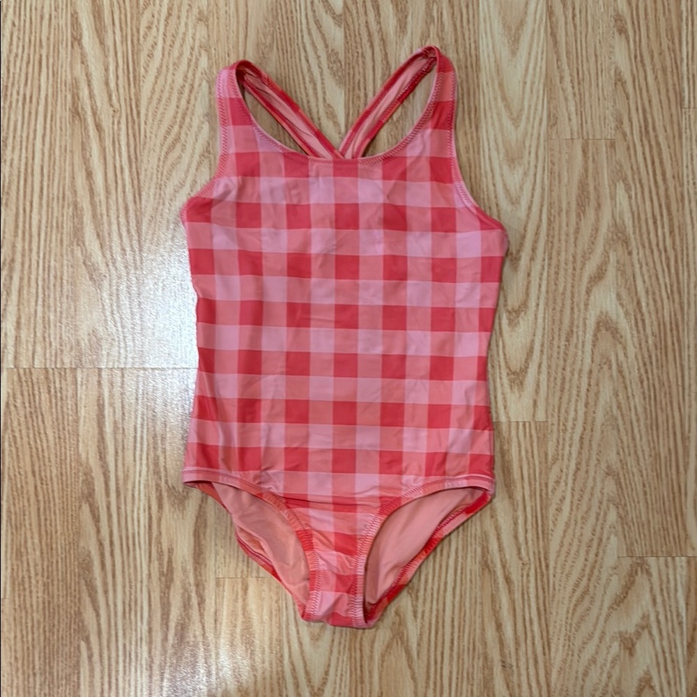 Primary Coral One-Piece Swimsuit